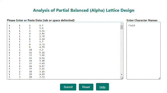 Data Entry Interface